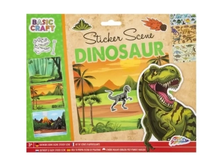 Vytvor si vlastný obrázok so samolepkami, Dino