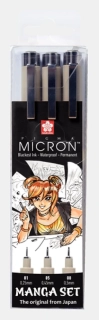 Sada 3 technických fixiek Pigma Micron