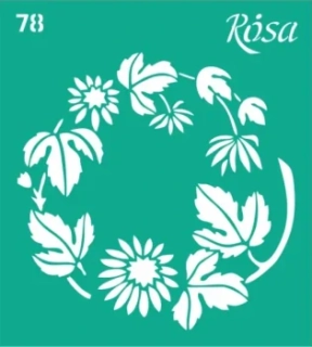 Šablóna opakovateľne samolepiaca 9x10cm – 78