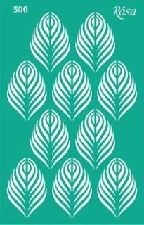 Šablóna opakovateľne samolepiaca 13x20cm – 506