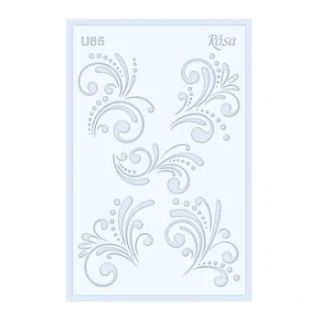 Šablona Rosa 0,5mm 13x20cm – U65