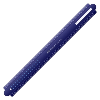 Pravítko 30 cm, Dots flexi modrá/čiervna