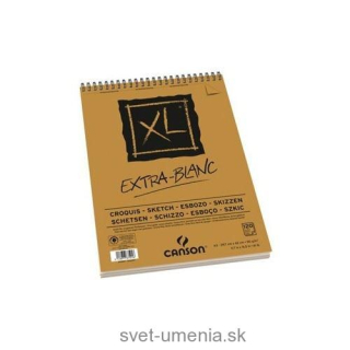 Skicár A5 CANSON XL Extra-blanc, krúžková väzba, 90g/m2, 60 listov