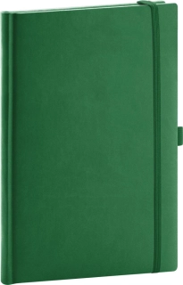 Notes Aprint, zelený, linajkovaný, 15 × 21 cm