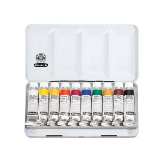 Sada 10 x 15ml gvašových farieb DESIGNERs SCHMINCKE v kovovom obale