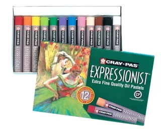 Sada 12 olejových pastelov Sakura Expressionist