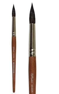 Okrúhly akvarelový štetec Master 3049R veverička