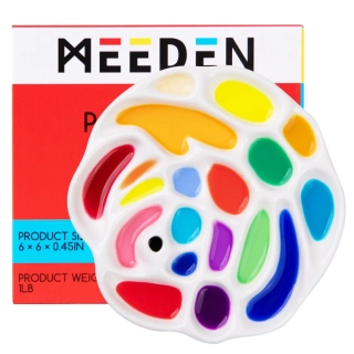 Porcelánová paleta v tvare ruže 15x15cm