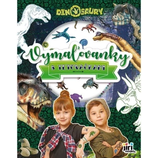 Vymaľovanky s tetovaniami - Dinosaury