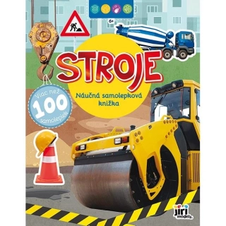 Náučná samolepková knižka - Stroje