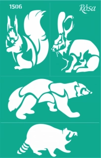 Šablóna opakovateľne samolepiaca 13x20cm – 1506