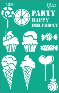 Šablóna opakovateľne samolepiaca 13x20cm – 4020