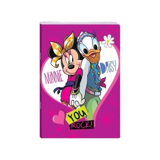 Školský A4 zošit linajkový Minnie Glitter, 80g, 42 listov