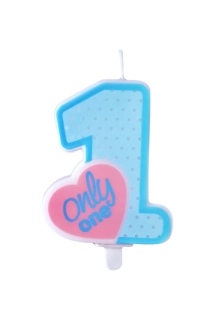 Narodeninová sviečka - Only one, 8cm