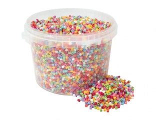 Zažehlovacie korálky - pastelové, 20.000ks