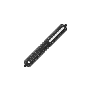 Pravítko 15 cm, Dots flexi modrá/čiervna