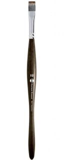 Plochý ergonomický štetec mangusta 801