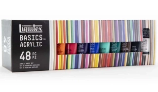 Sada 48 x 22 ml akrylových farieb Liquitex