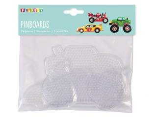 Podložky na zažehlovacie korálky, 3 ks - autá