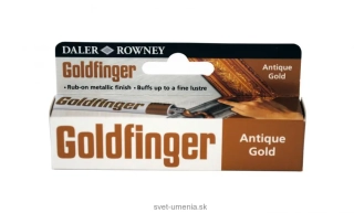 Metalická pasta Goldfinger Daler-Rowney, 22ml - antique gold