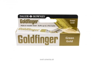 Metalická pasta Goldfinger Daler-Rowney, 22ml - green gold