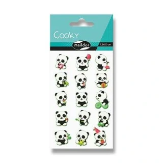Samolepky Maildor 3D Cooky - Panda