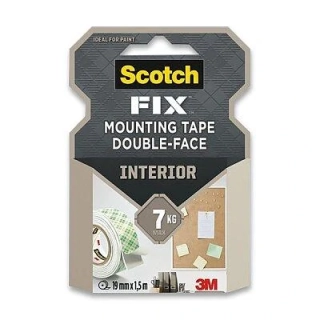 Obojstranná montážna páska Scotch 3M - 19 mm × 1,5 m