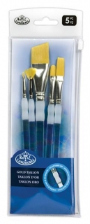 Sada 5 okrúhlych štetcov Soft Grip SG314