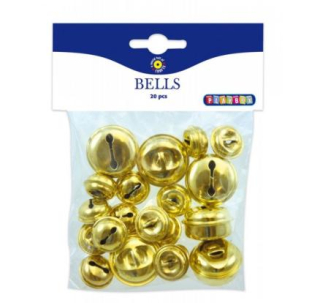 Rolničky 20ks, mix 2cm, 3 cm