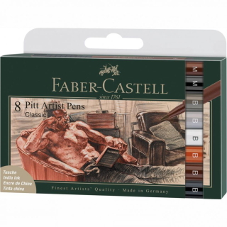 PITT umelecké popisovače 8 Classic set