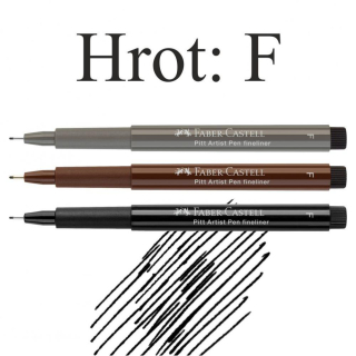 PITT umelecký popisovač F (rôzne farby)