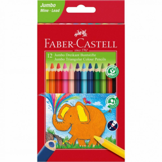 Pastelky Jumbo tria set 12 farebné