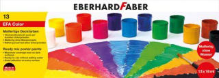Temperové farby v kelímku-13 farebné, 18 ml