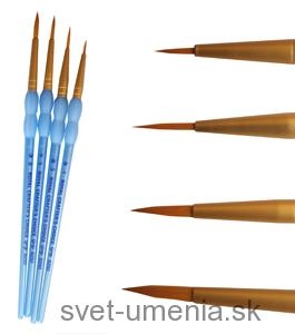 Sada 4 okrúhlych štetcov Crafter´s Choice (A)