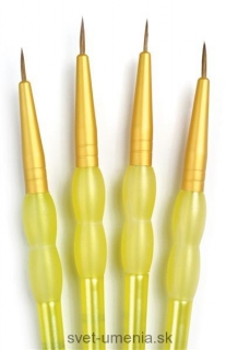 Sada 4 okrúhlych štetcov Crafter´s Choice