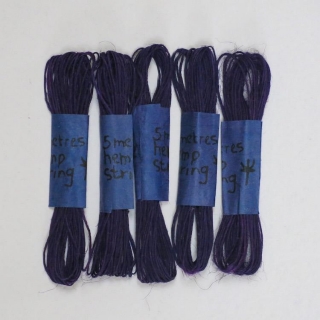Šnúrka KHADI - plum, 5metrov