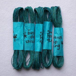 Šnúrka KHADI - turquoise, 5metrov