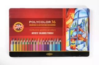Sada 36 pasteliek POLYCOLOR KOH-I-NOOR v kovovom obale