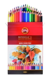Sada 36 umeleckých akvarelových pasteliek MONDELUZ KOH-I-NOOR