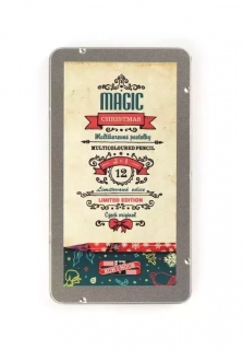 Sada 12 pasteliek MAGIC v laku KOH-I-NOOR - vianočná edícia