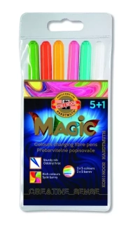 Sada 5+1 prefarbiteľných fixiek MAGIC KOH-I-NOOR