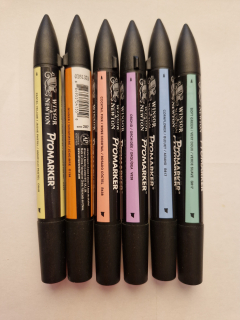 Sada 6 promarkerov W&N 