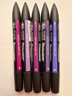 Sada 5 promarkerov W&N 