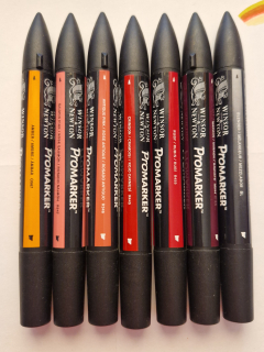 Sada 6+1 promarkerov W&N 