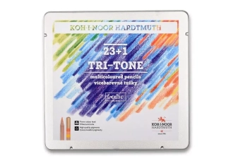 Sada 24 trojfarebných ceruziek TRI-TONE KOH-I-NOOR