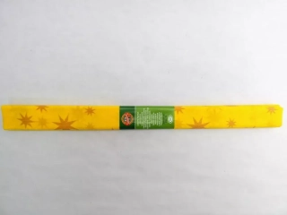 Krepový papier 200 x 50cm KOH-I-NOOR - žltý + hviezdičky