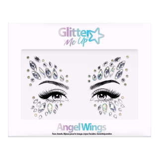 Dekoračné šperky na tvár PAINT GLOW - Angel Wings