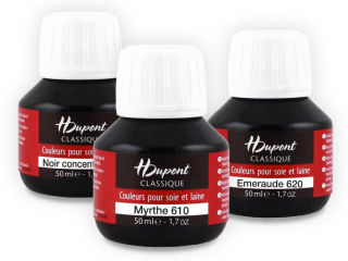 Naparovacie farby na hodváb DUPONT, 50ml (rôzne farby)