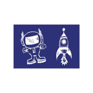 Šablóna RAYHER - kozmonaut, A5 + nožík