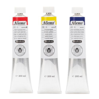 Olejová farba Schmincke NORMA PROFESSIONAL, 200ml - 12 rôznych odtieňov